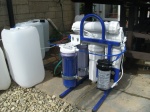 Filters for reverse osmosis process to eliminate dissolved elements in tap water.